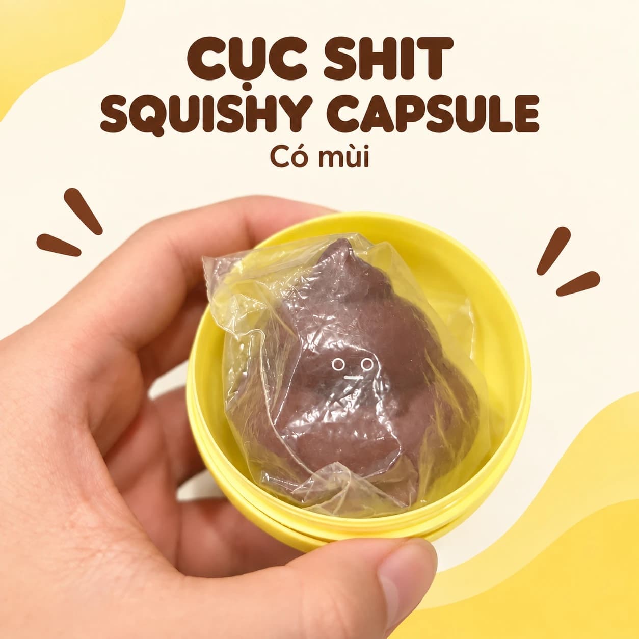 Cục Shit Squishy Capsule iBloom Có Mùi