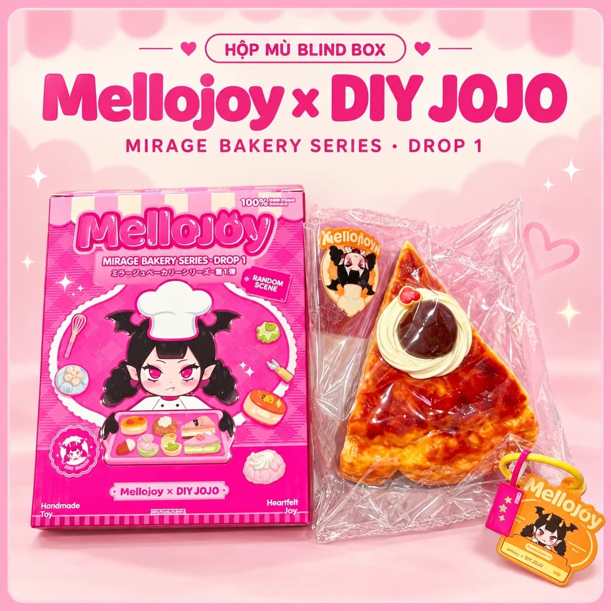 Hộp mù Blind Box Mellojoy x DIY JOJO – Mirage Bakery Series Drop 1