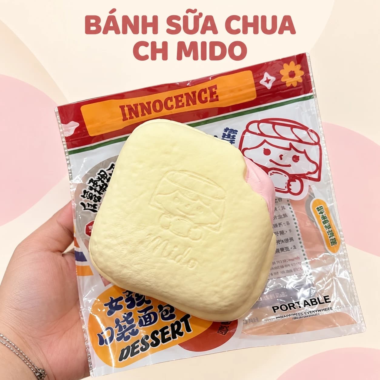 Squishy bánh sữa chua CH mido