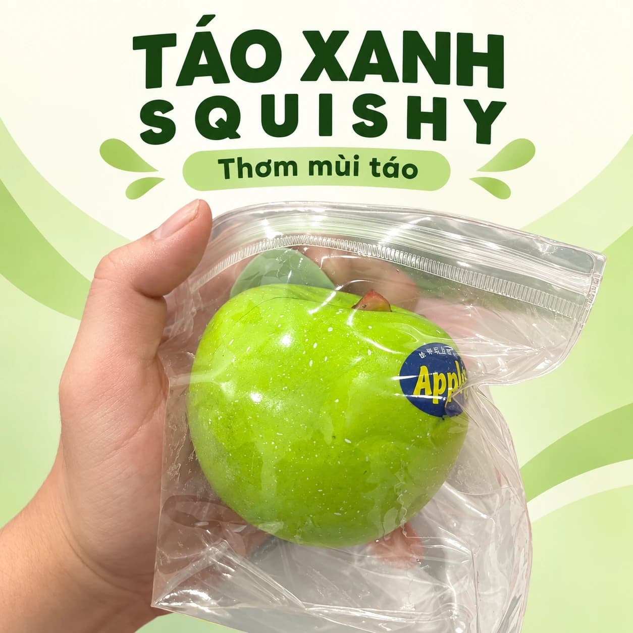 Táo Xanh Squishy Thơm Mùi Táo