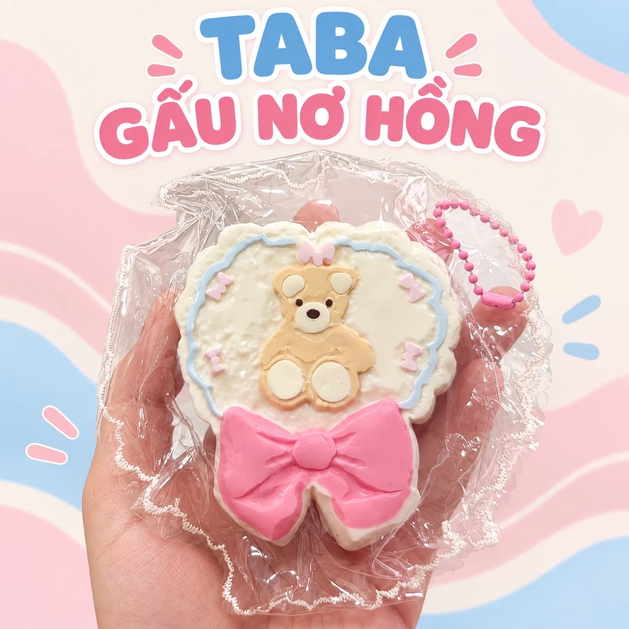 Đồ chơi Taba gấu nơ hồng