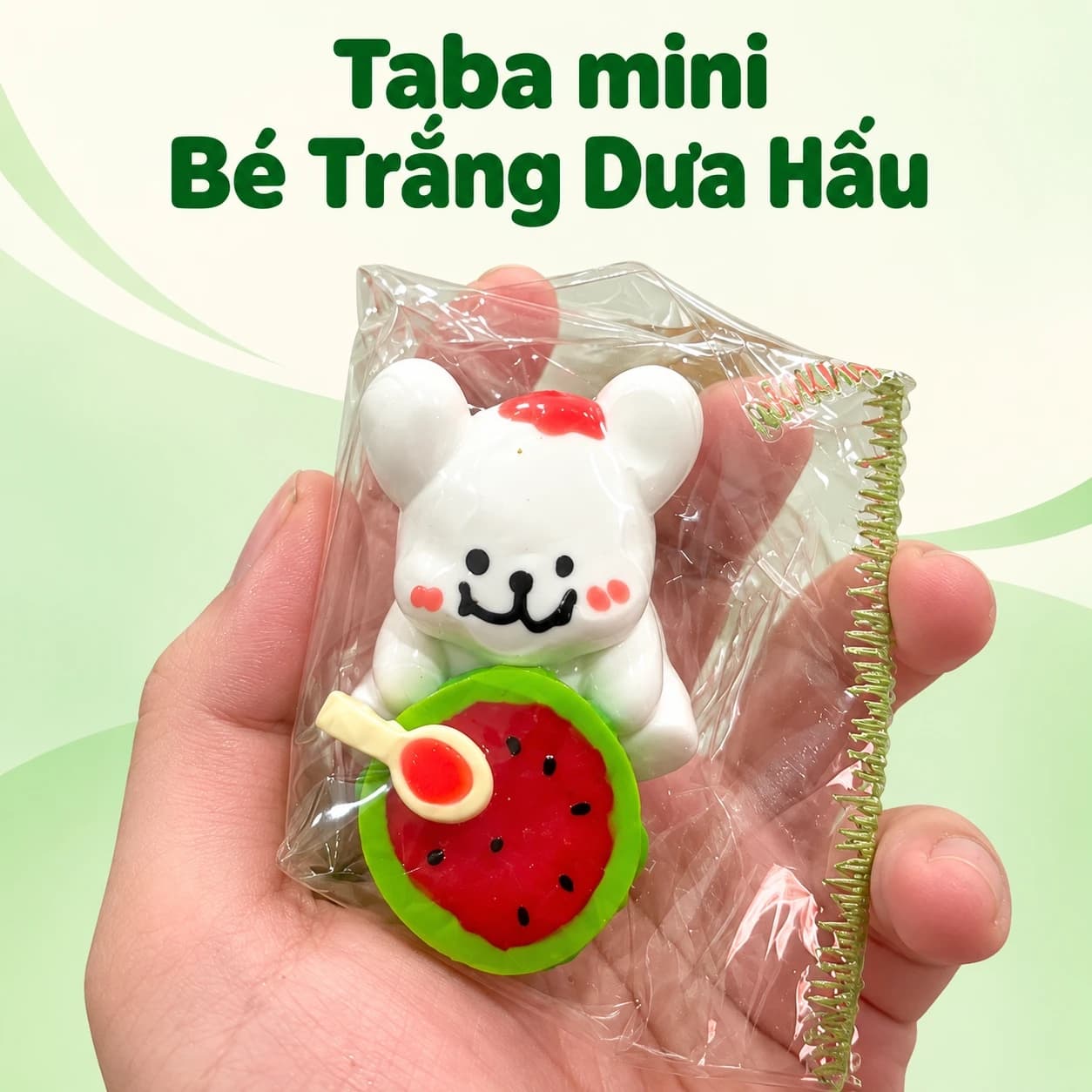 Taba mini Bé Trắng Dưa Hấu – Đồ chơi mini