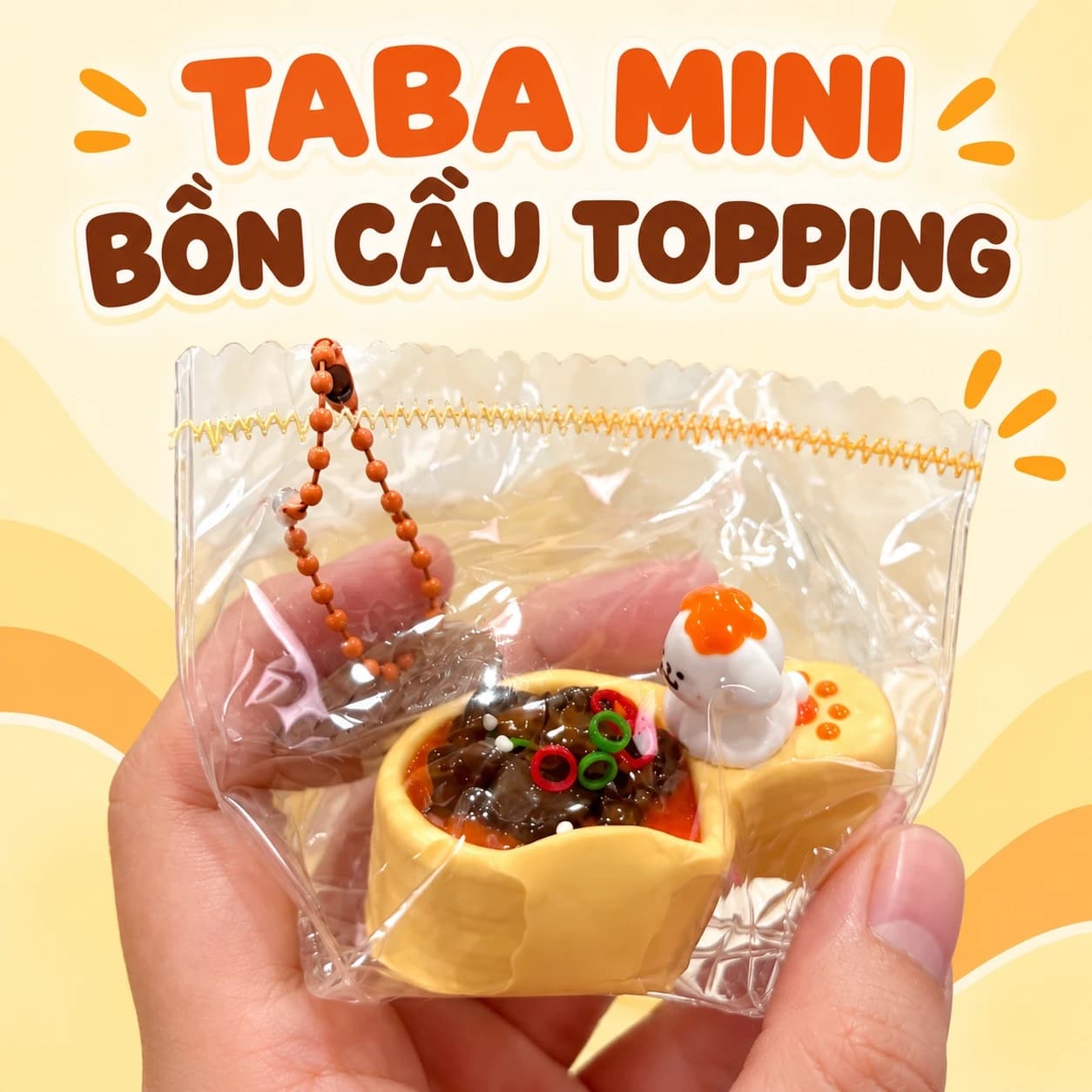 Taba Mini Bồn Cầu Topping – Đồ Chơi Mini