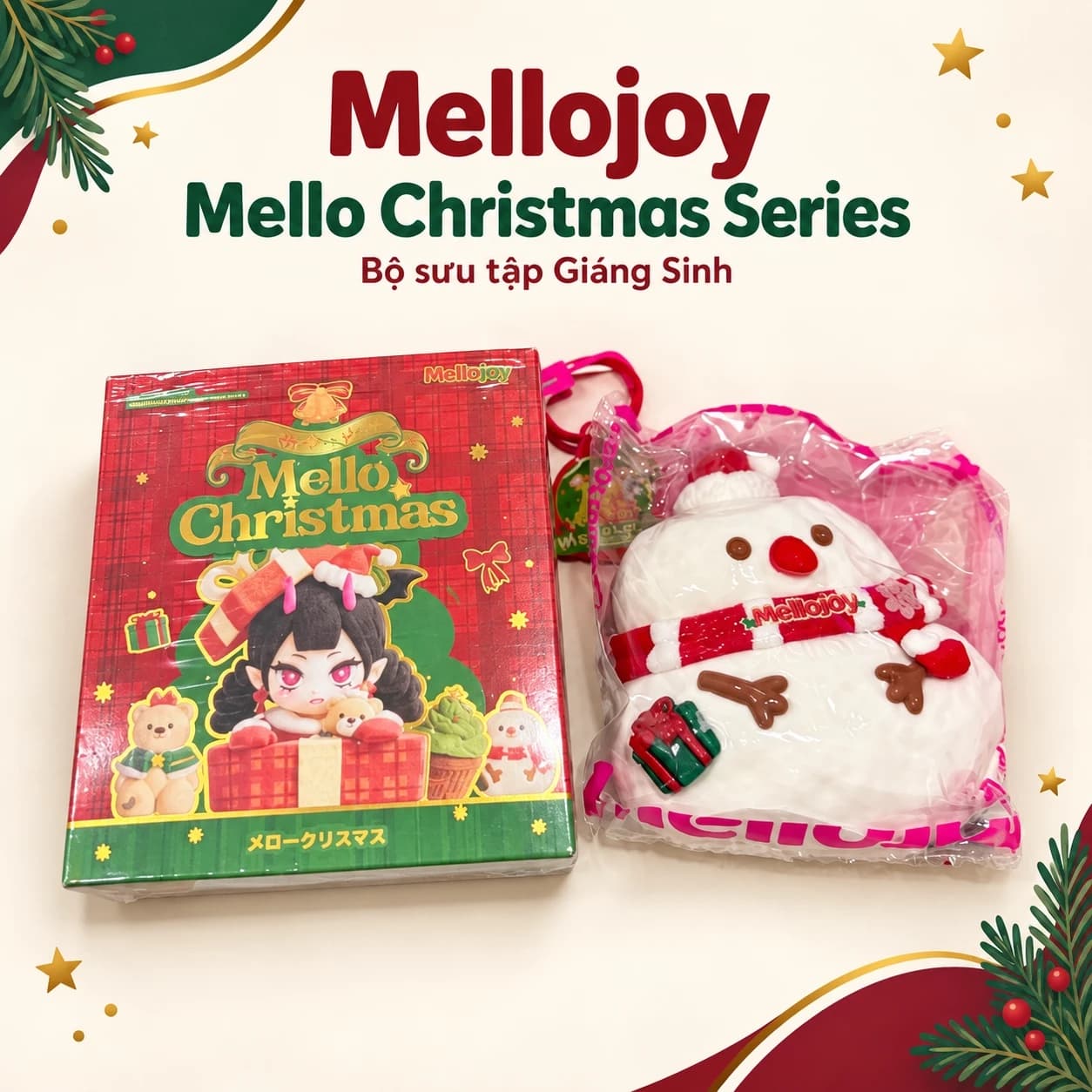 Blind Box Mellojoy Mello Christmas Series – Squishy Giáng Sinh