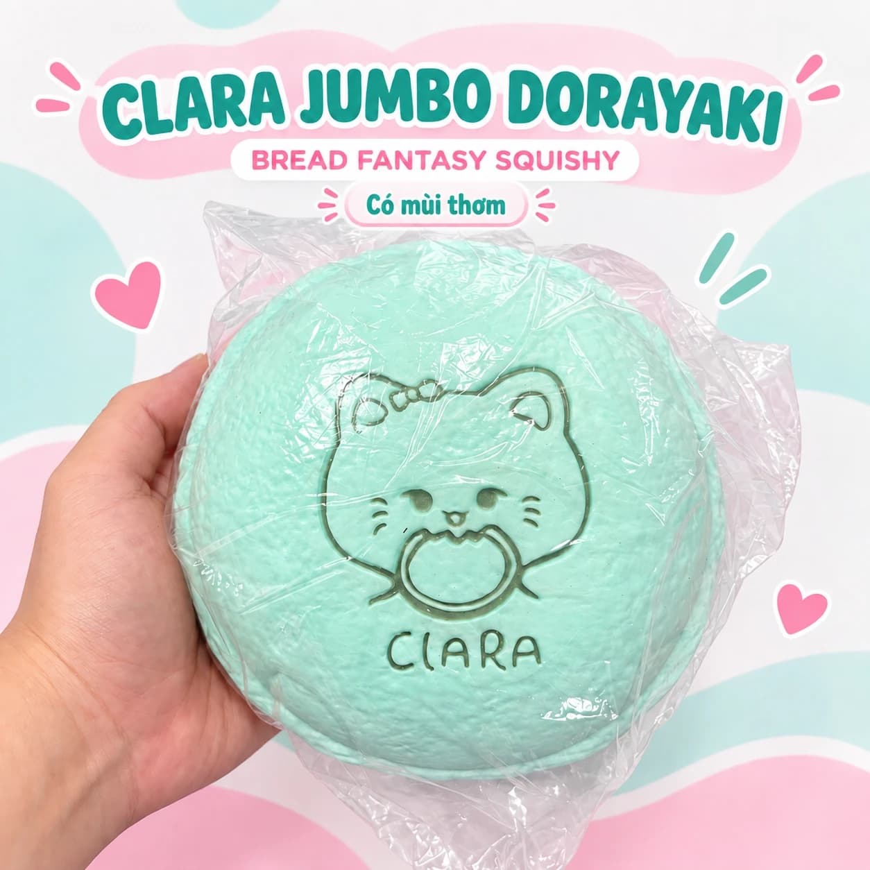 Squishy Bánh Dorayaki Clara Jumbo Bread Fantasy Có Mùi Thơm