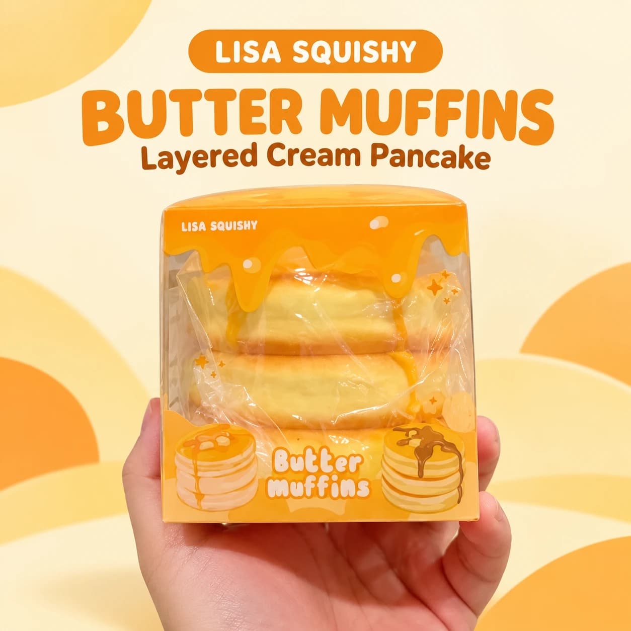 Squishy Butter Muffins / Layered Cream Pancake Lisa Squishy